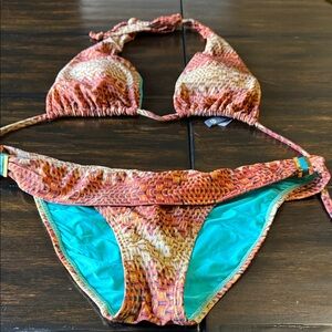 Vix Multicolor Bikini with Teal Accents